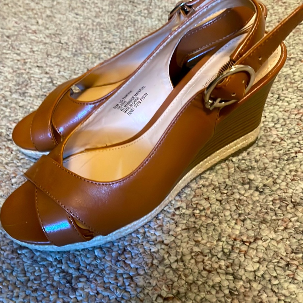 Used Liz Claiborne wedge heels, size 6 1/2